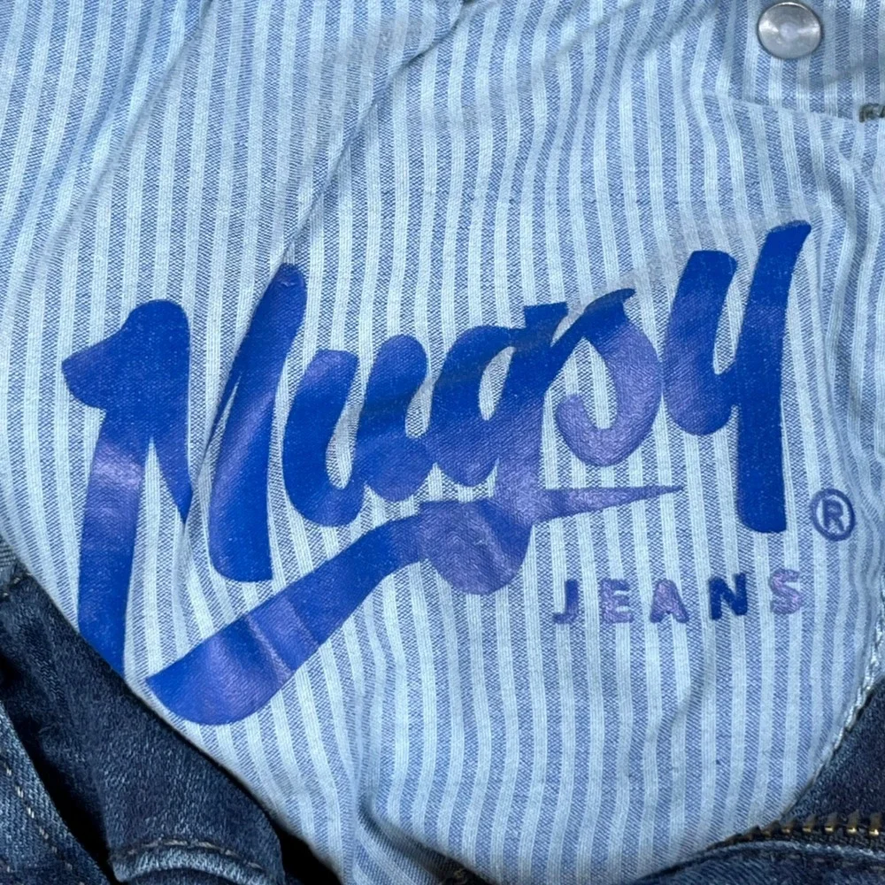 Mugsy Fultons Jeans Men 35x30‎ Blue Medium Wash Stretch Straight Leg Casual Fit